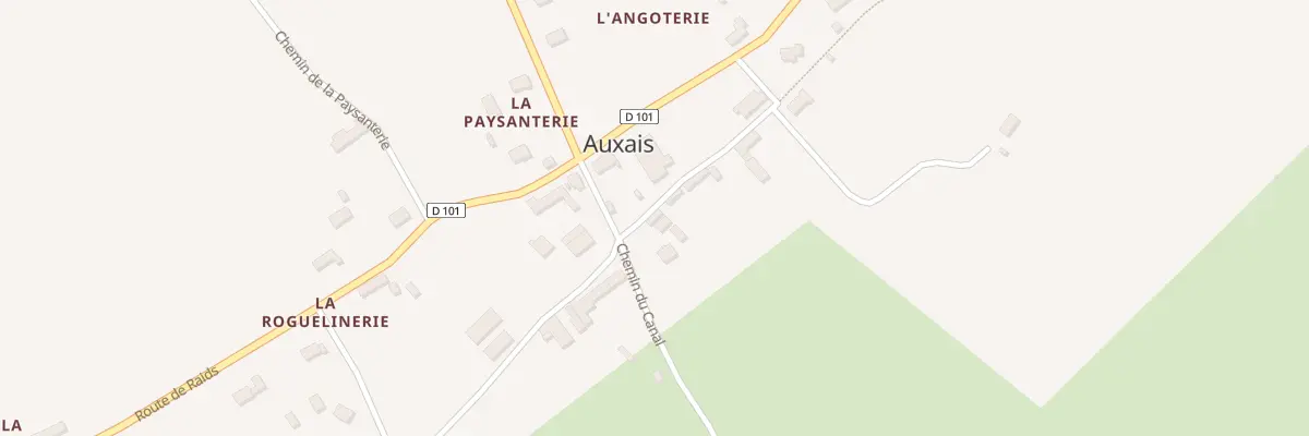 Plan du 5012A Village du Canal à Auxais