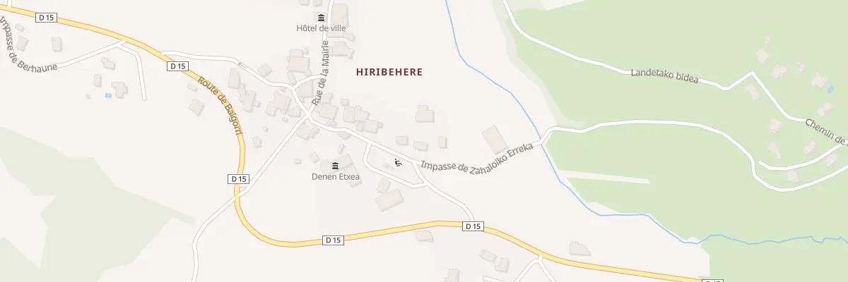 Plan du 5033B Hiribehere à Irouléguy