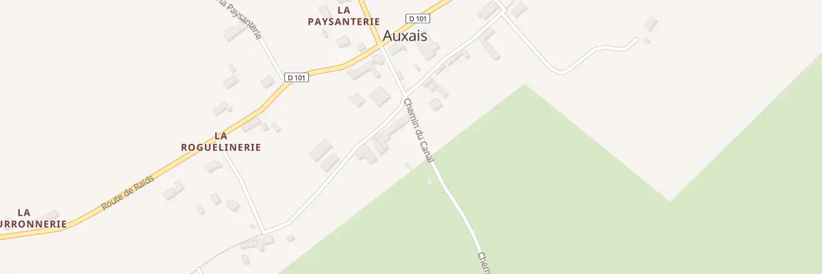 Plan du 5047 Le Canal à Auxais