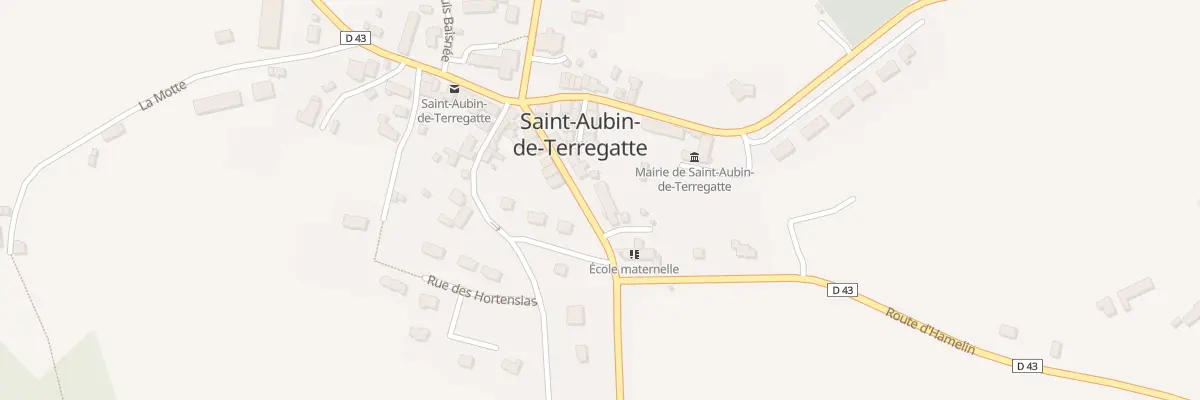 Plan du 9 Rue de la Poste à Saint-Aubin-de-Terregatte