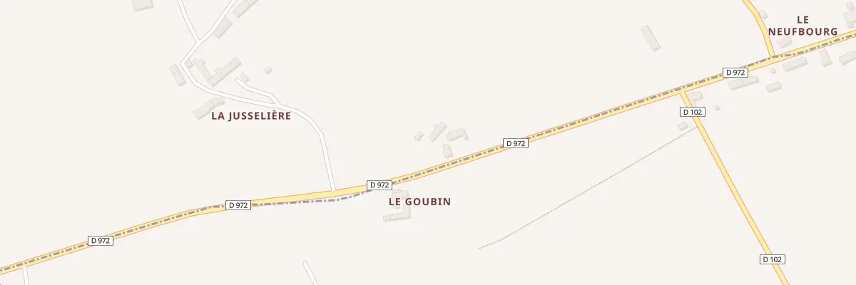 Plan du 1 Le Gourbin au Lorey