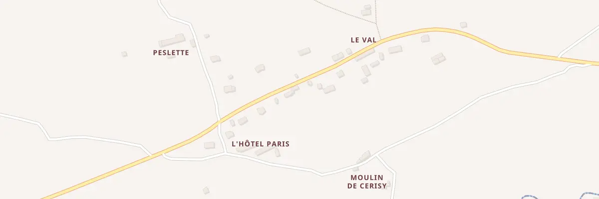 Plan du 12 Le Val à Montpinchon