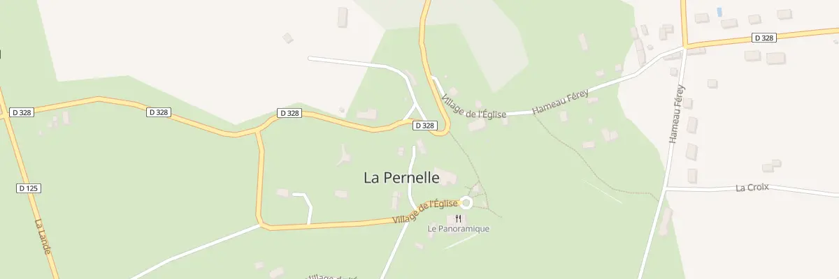 Plan du 6 Village de l’Eglise à La Pernelle