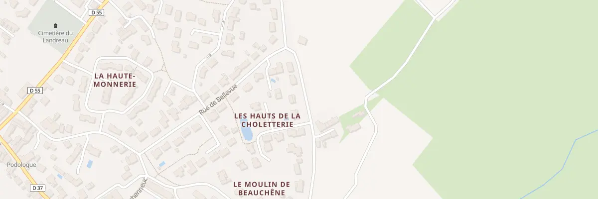 Plan du 6 La Choletterie au Landreau