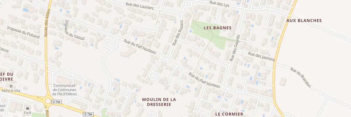 Plan du 2 Rue des Rosiers à Saint-Pierre-d’Oléron