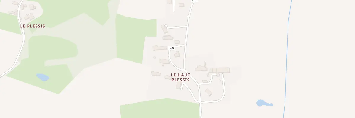 Plan du 5380 Le Haut Plessis à Villepot