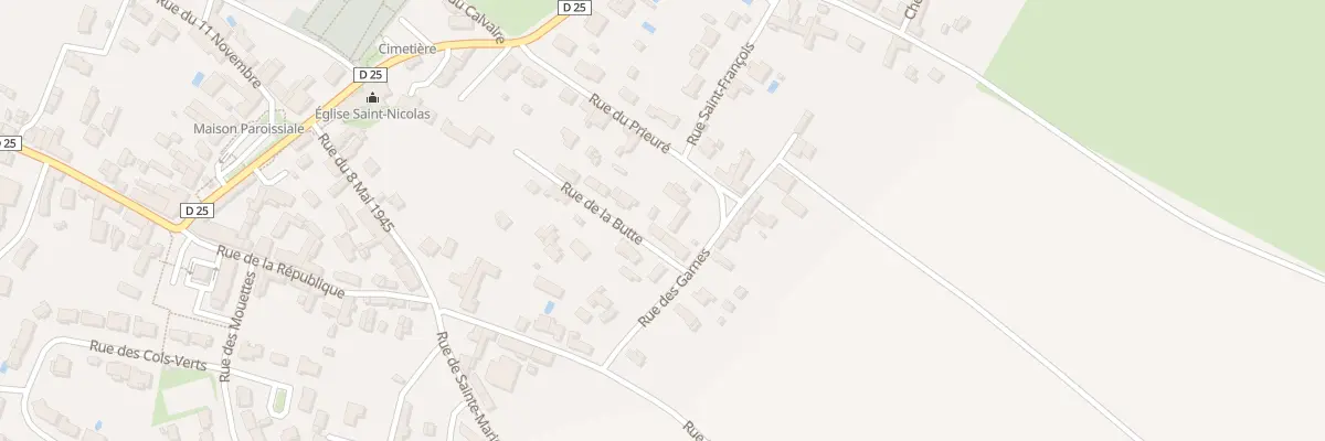 Plan du 4 Rue de la butte à Grues
