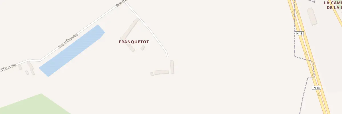Plan du 34 Rue d’Eturville à Sainte-Mère-Église