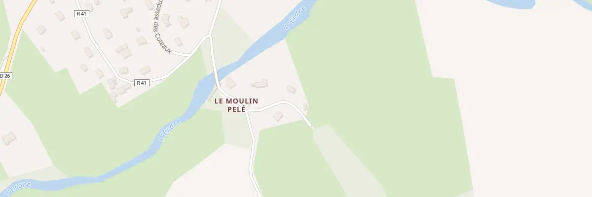 Plan du 635 Le Moulin Pele à Riaillé