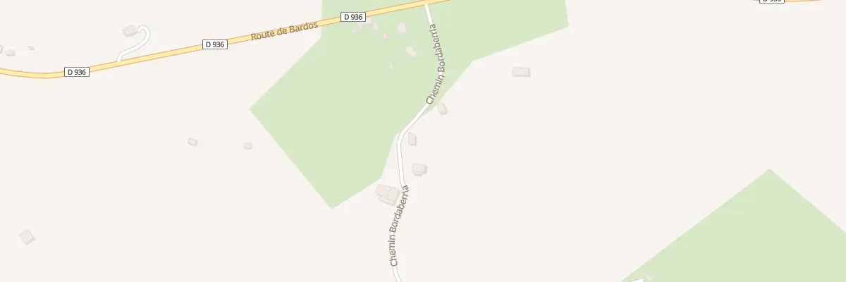 Plan du 155 Che Bordaberria à Briscous