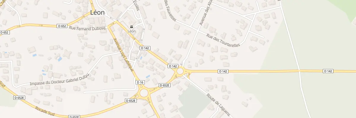 Plan du 279 Rue de la Poste à Léon