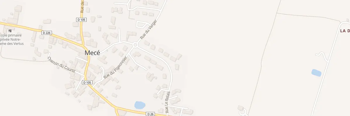 Plan du 9 Rue le Relais à Mecé