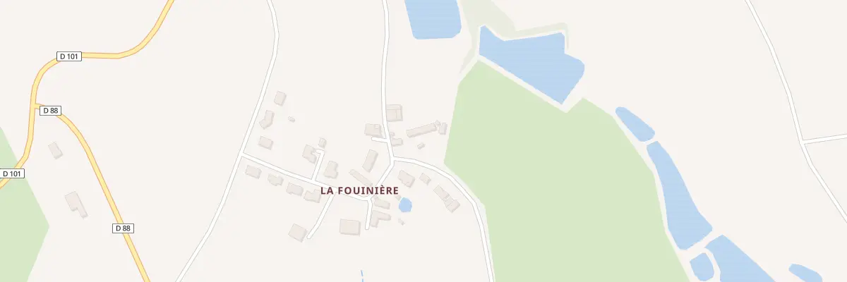 Plan du 9 La Fouinière à La Chaize-le-Vicomte