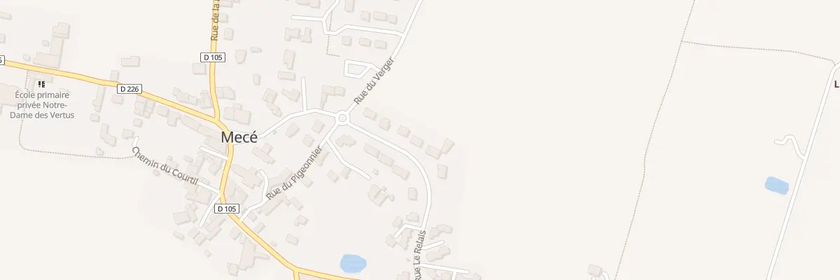 Plan du 7 Rue le Relais à Mecé