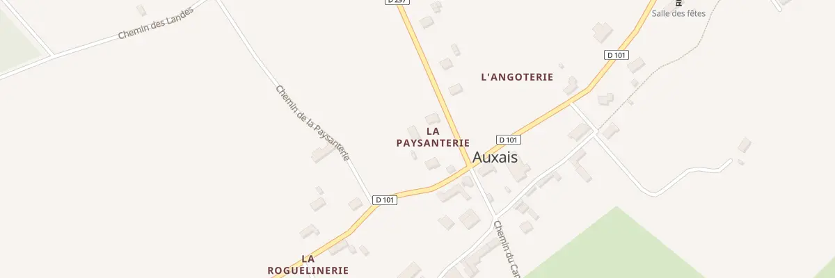 Plan du 5319 La Paysanterie Est à Auxais