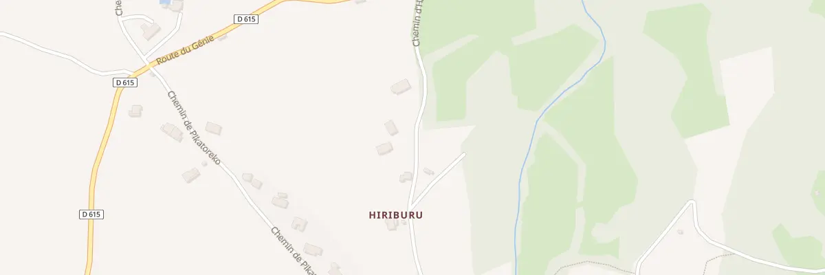 Plan du 515 Che d’Hiriburu à Irouléguy