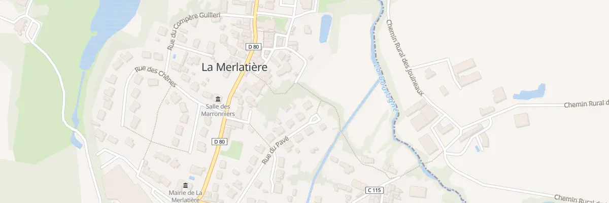Plan du 19 Rue du pavé à La Merlatière
