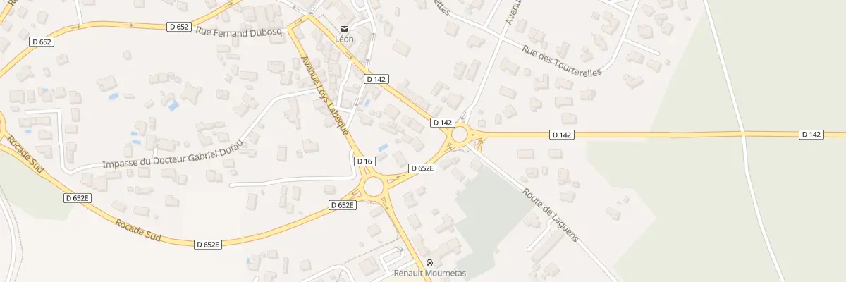 Plan du 270 Rue de la Poste à Léon