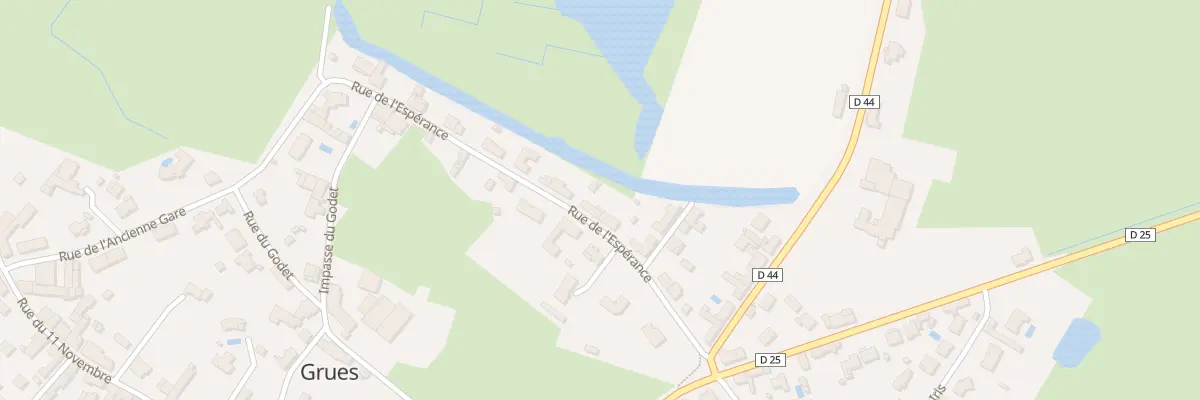 Plan du 10 Rue de l’espérance à Grues