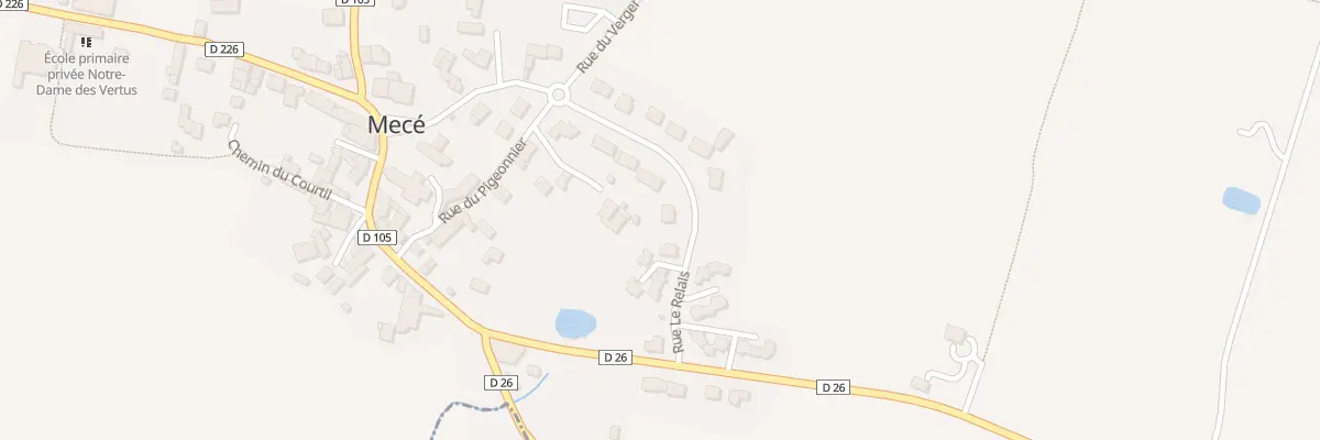 Plan du 10 Rue le Relais à Mecé