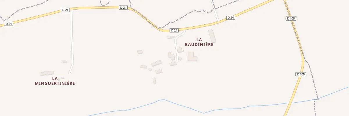 Plan du 5097 La Petite Baudiniere à Mecé