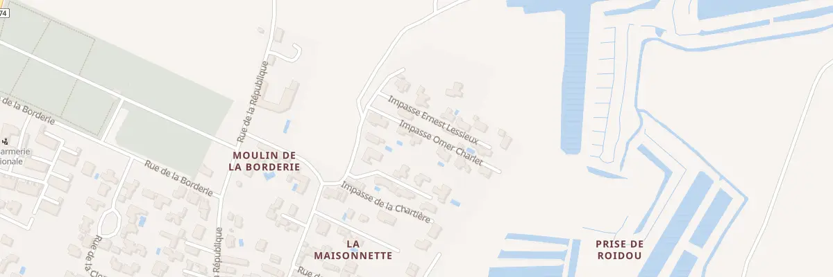 Plan du 6 Imp Omer Charlet à Saint-Pierre-d’Oléron