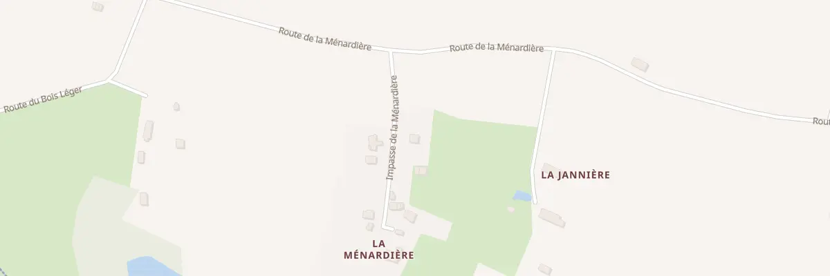 Plan du 5104 La Menardiere à La Godefroy