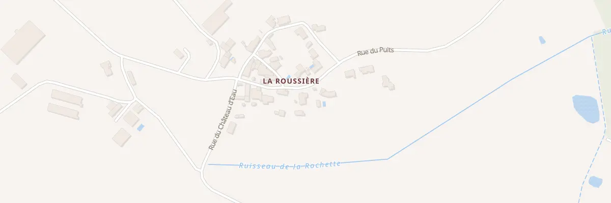 Plan du 5487 La Roussiere à Château-Guibert