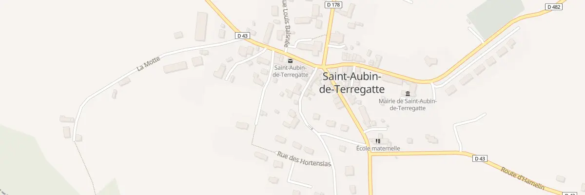 Plan du 2B Rue du Haut du Bourg à Saint-Aubin-de-Terregatte