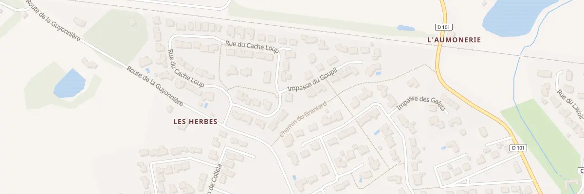 Plan du 65 Rue du cache loup à La Chaize-le-Vicomte