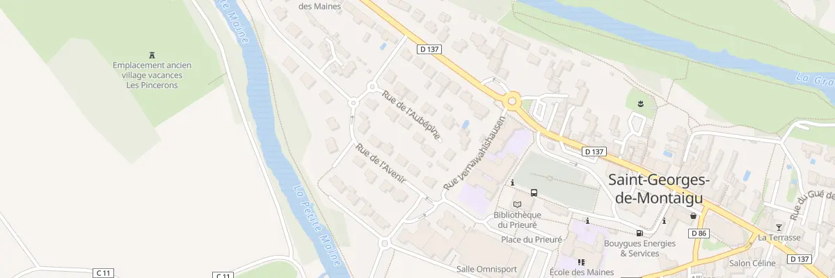 Plan du 8 Rue de l’aubépine à Montaigu-Vendée