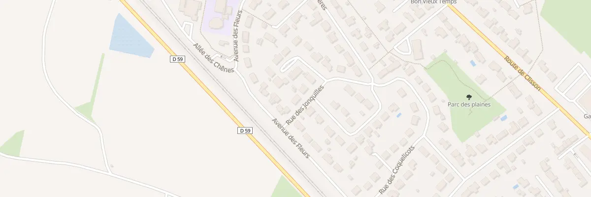 Plan du 8 Rue des Jonquilles à Gorges