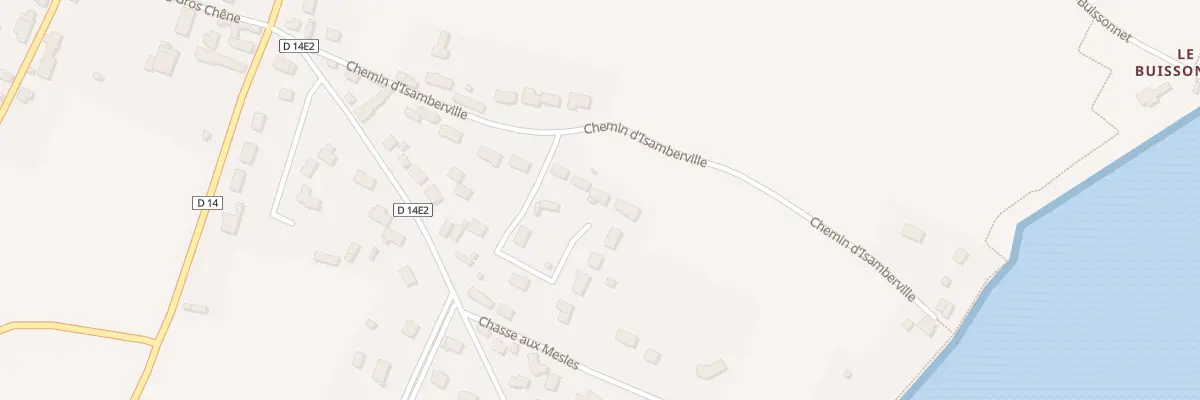 Plan du 18F Che d’Isamberville à Quettehou