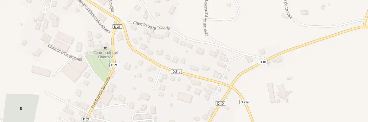 Plan du 231 Rte de l’Arberoue à Hasparren