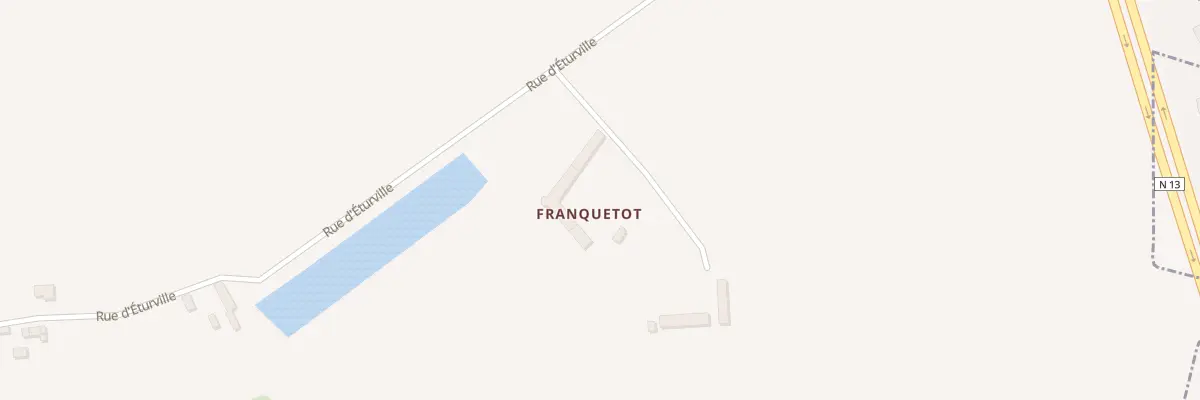 Plan du 36 Rue d’Eturville à Sainte-Mère-Église