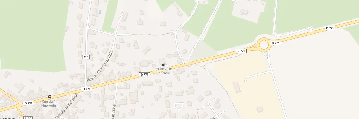 Plan du 54 Rue du Onze Novembre 1918 à Soudan