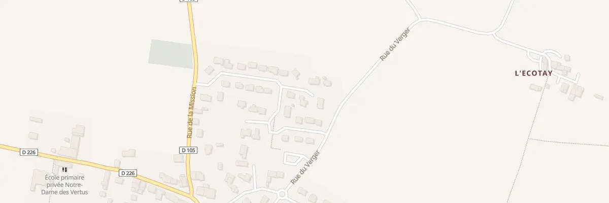 Plan du 25 Rue du Champ du Chene à Mecé