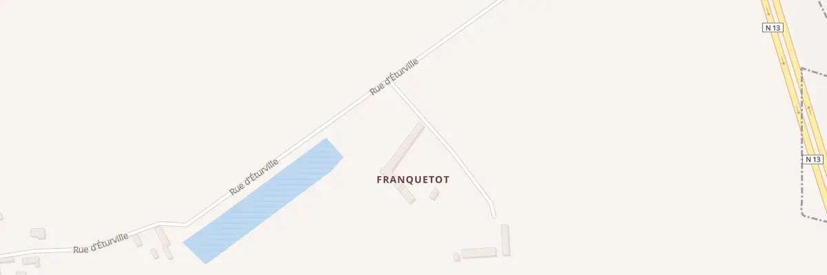 Plan du 38 Rue d’Eturville à Sainte-Mère-Église