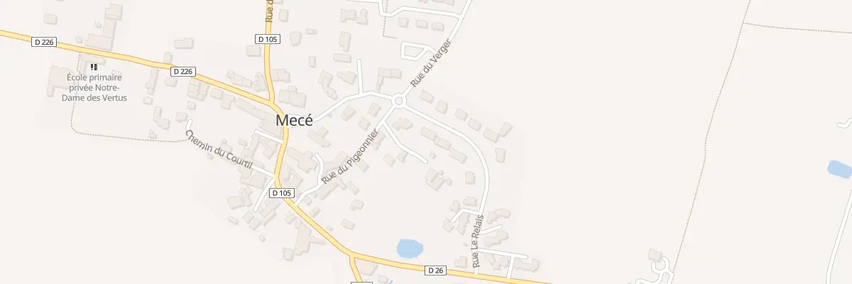 Plan du 4 Rue le Relais à Mecé