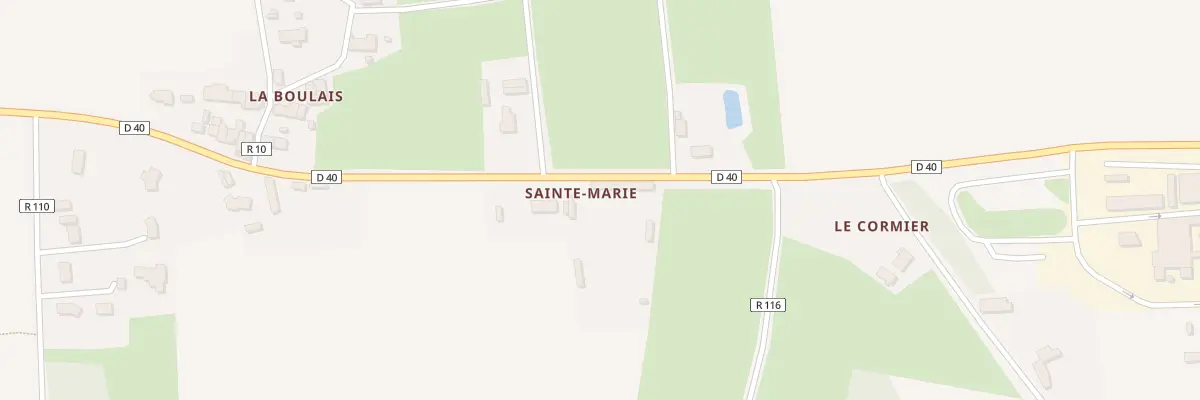 Plan du 7001 Sainte Marie à Erbray