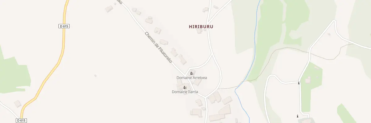 Plan du 5136 Hiriburu à Irouléguy
