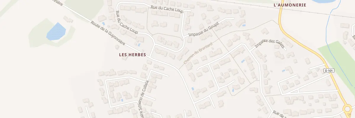 Plan du 71 Rue du cache loup à La Chaize-le-Vicomte