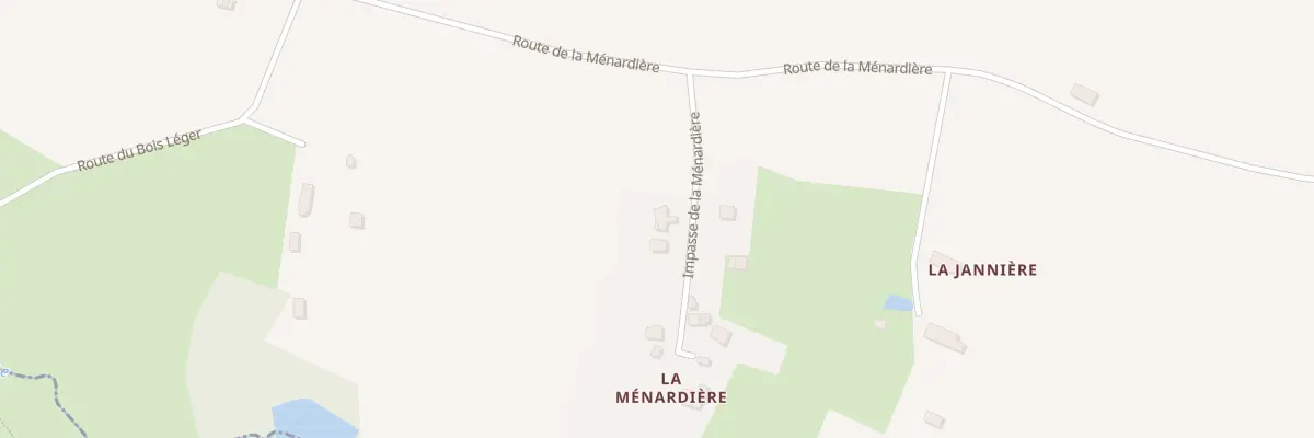 Plan du 5110 La Menardiere à La Godefroy