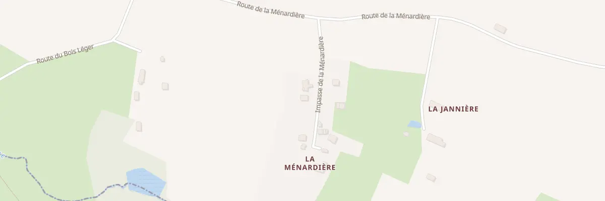 Plan du 5109 La Menardiere à La Godefroy