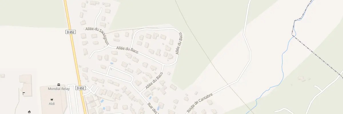 Plan du 175 Allée du Baco à Vielle-Saint-Girons