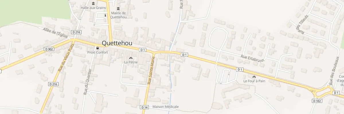 Plan du 6 Rue du Stade à Quettehou