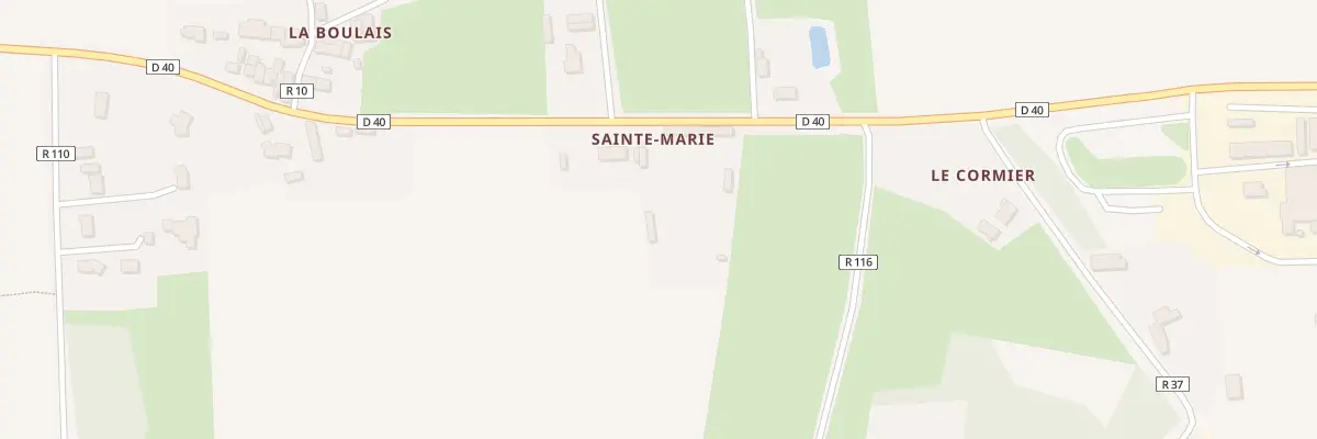 Plan du 7005 Sainte Marie à Erbray