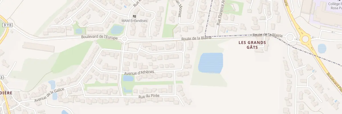 Plan du 22 Av d’Athènes à Gorges