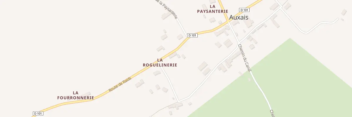 Plan du 5053 La Paysanterie à Auxais