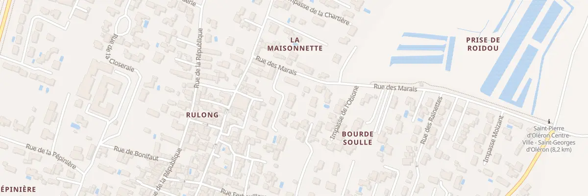 Plan du 1 Imp Guillebault à Saint-Pierre-d’Oléron